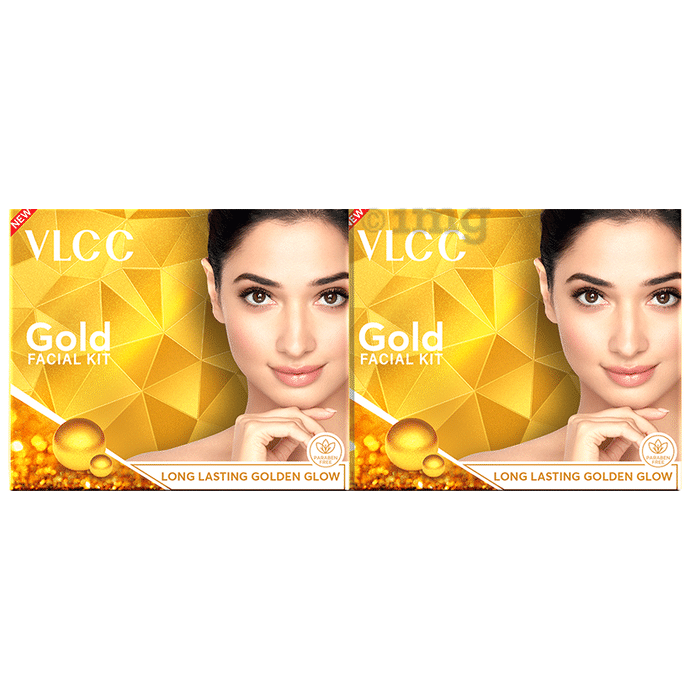 VLCC Facial Kit (60gm Each) Gold