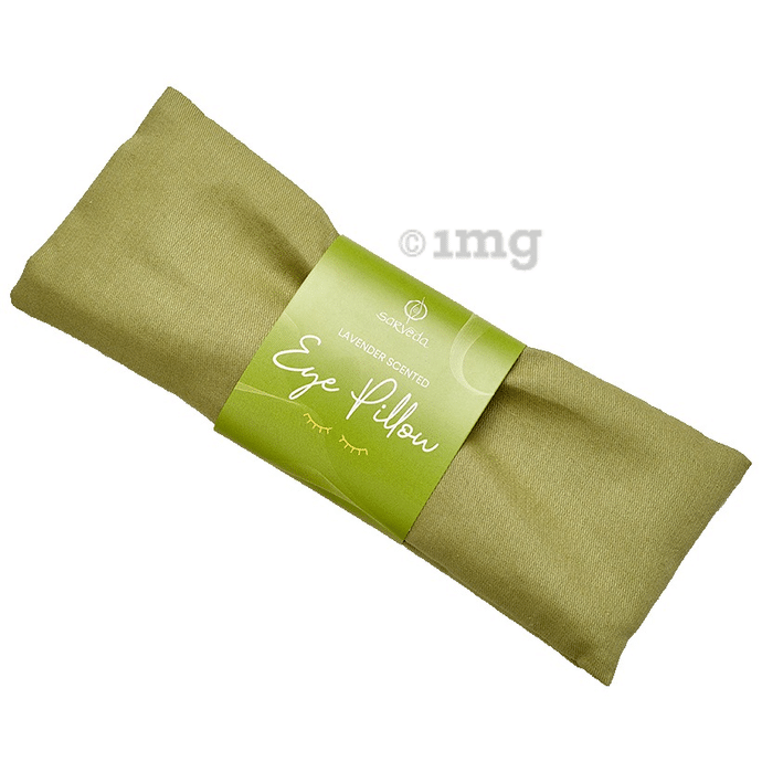 Sarveda Lavender Scented Eye Pillows for Yoga, Meditation and Relaxation Sage & Black