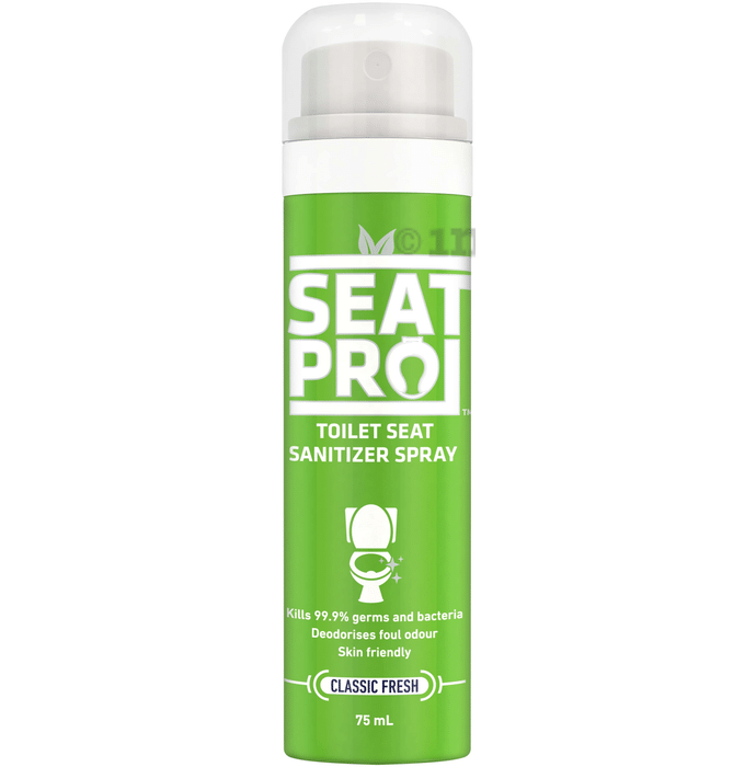 Seat Pro Toilet Seat Sanitizer Spray (75ml Each) Classic Fresh