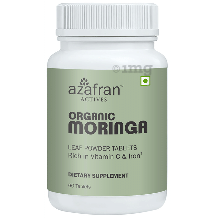 Azafran Actives Organic Moringa Leaf Powder Tablet