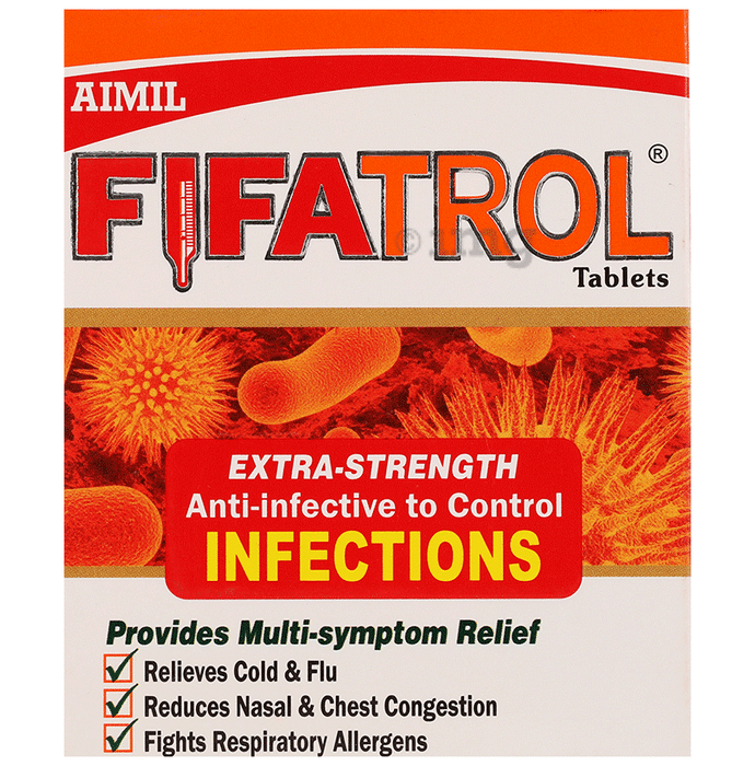 Aimil Pharmaceuticals Fifatrol Tablet | For Headache, Bodyache, Nasal Congestion & Sore Throat