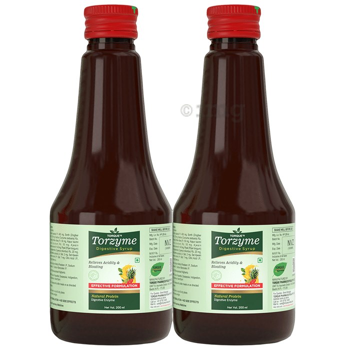 Torzyme Digestive Syrup Relieves Acidity & Bloating