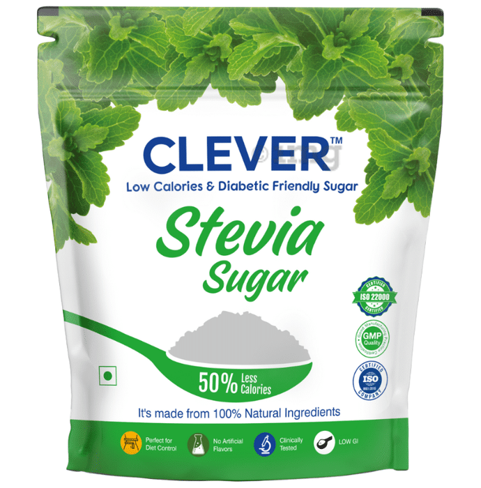 Clever Low Calories & Diabetic Friendly Stevia Sugar (500gm Each)