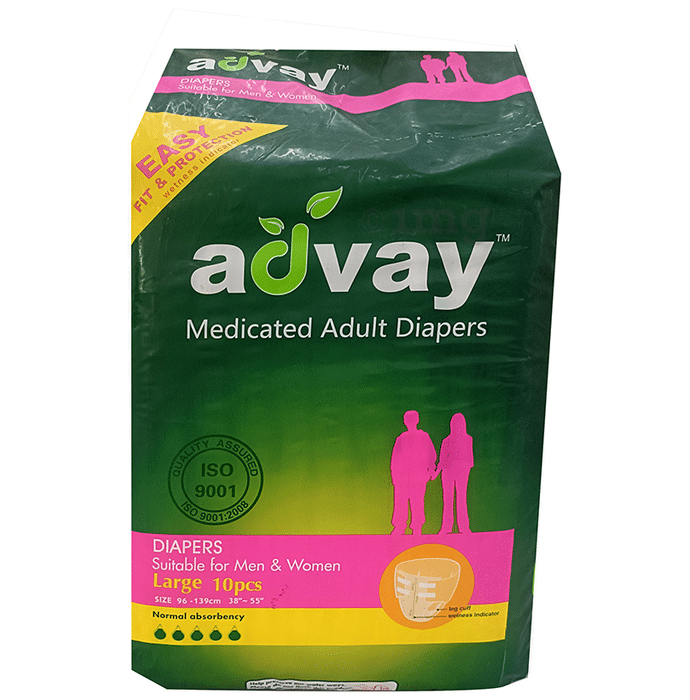 Advay Medicated Adult Diaper Large