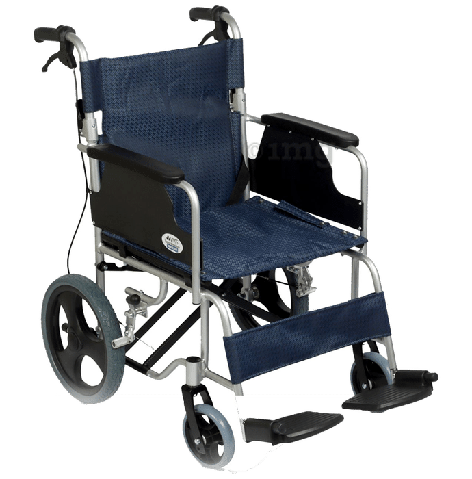 VMS Careline VWE 1049 Traverse Transit Lightweight Wheelchair with Seat Belt