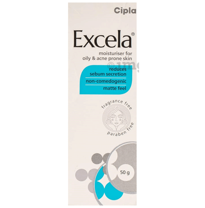 Excela Moisturiser for Oily & Acne Prone Skin | Reduces Sebum Secretion