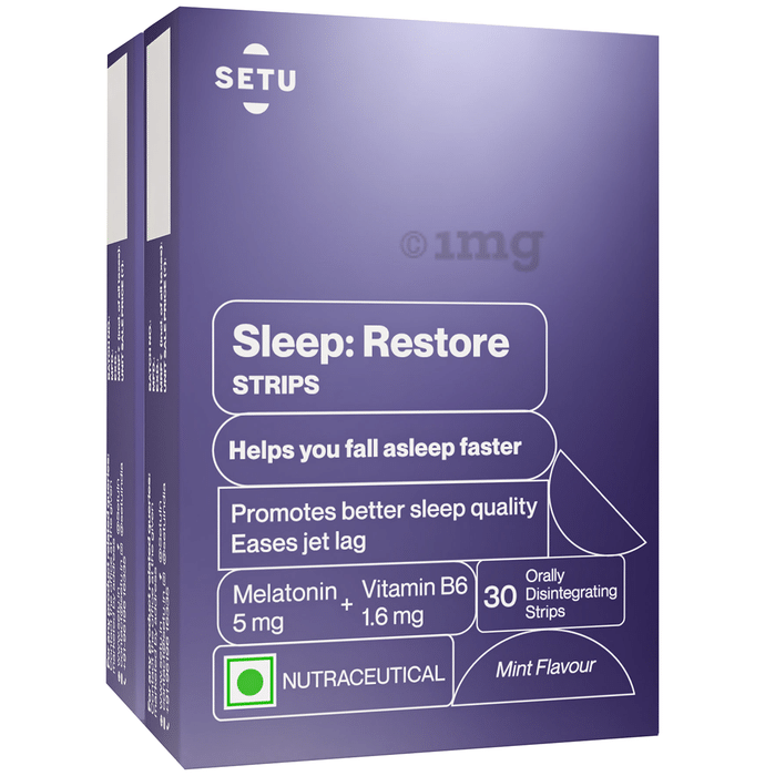 Setu Sleep: Restore Orally-Dissolving Strips (30 Each)