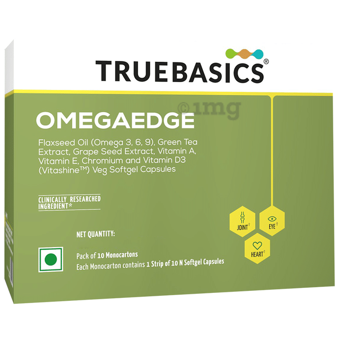 TrueBasics Omega Edge Soft Gel Capsule