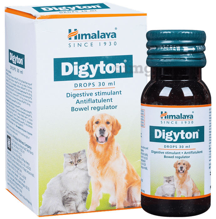 Himalaya Digyton Drop (For Pets) | Digestive Stimulant, Antiflatulent & Bowel Regulator