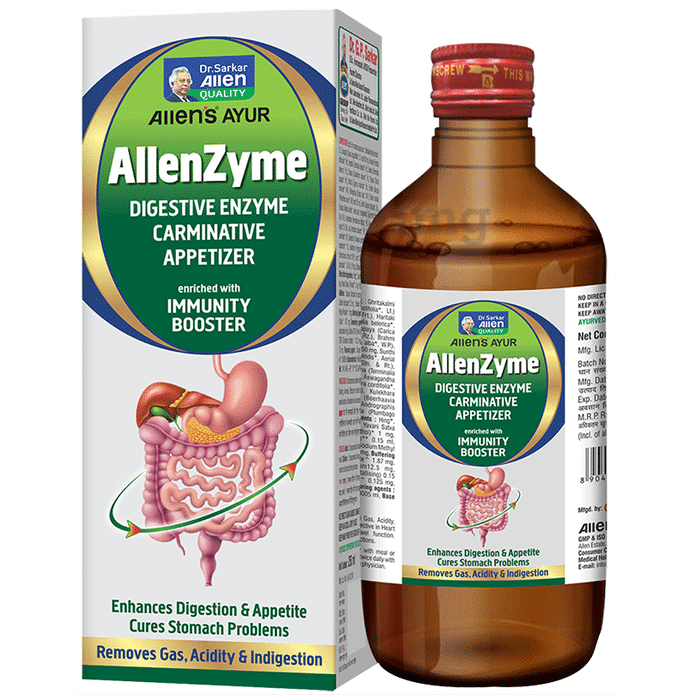 Allen Laboratories Allenzyme Digestive Enzyme Carminative Appetizer
