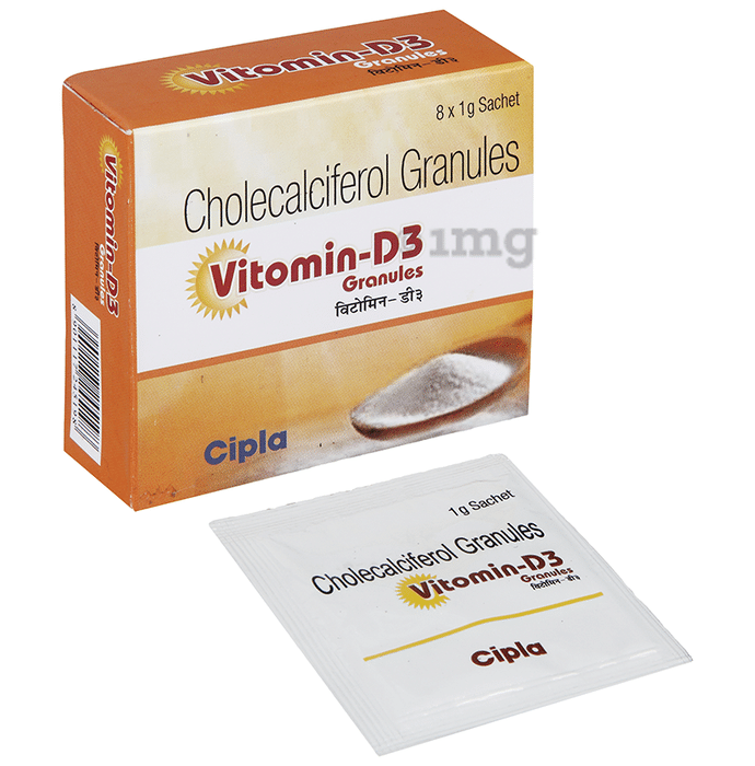 Vitomin-D3 1gm Granules For Bone Health