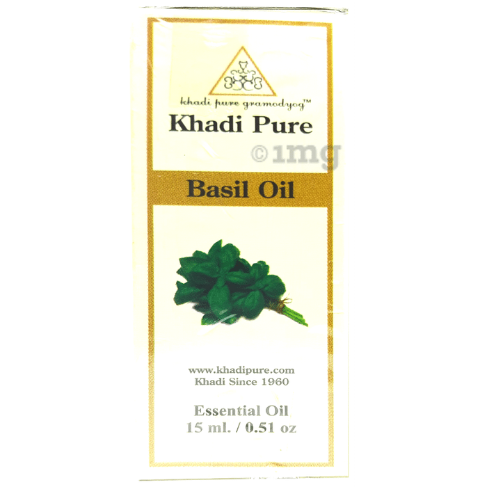 Khadi Pure Basil Essential Oil