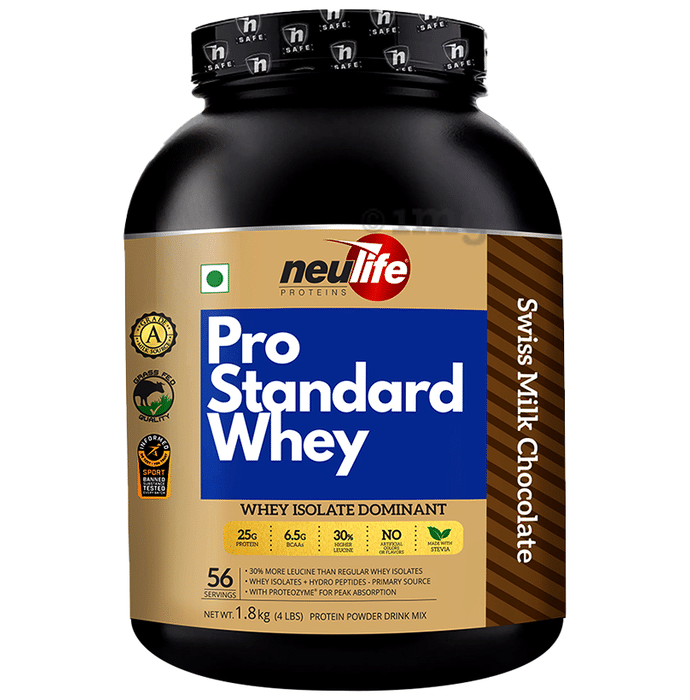Neulife Pro Standard 100% Whey Protein Isolate Swiss Milk Chocolate