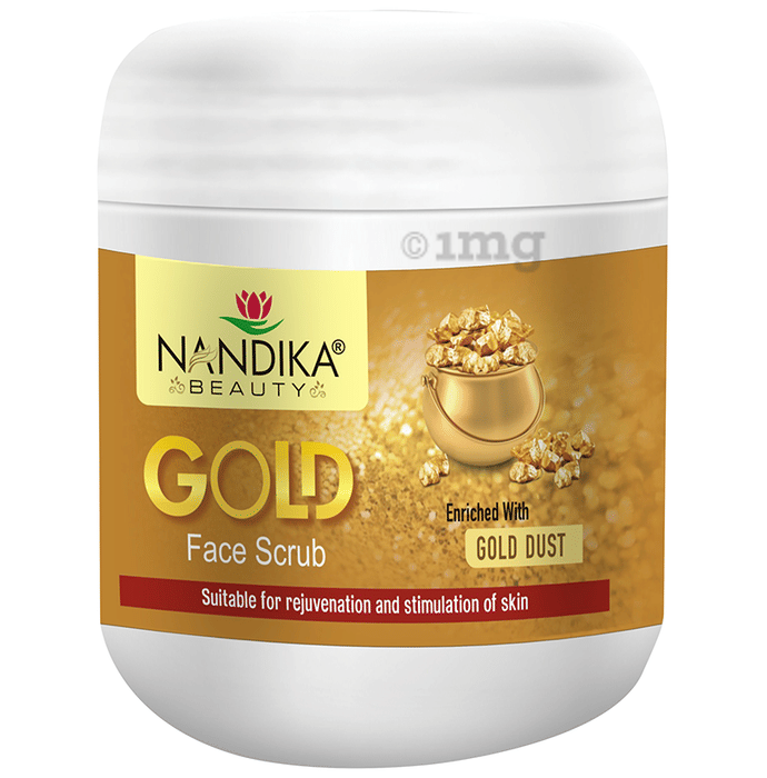 Nandika Beauty Gold Face Scrub Buy jar of 500.0 gm Scrub at best price
