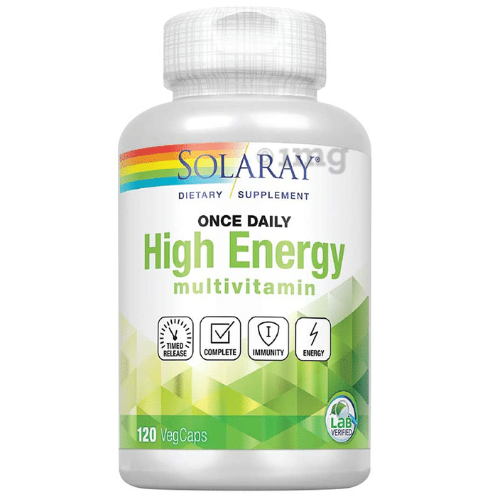 Solaray Once Daily High Energy Multivitamin Veg Cap