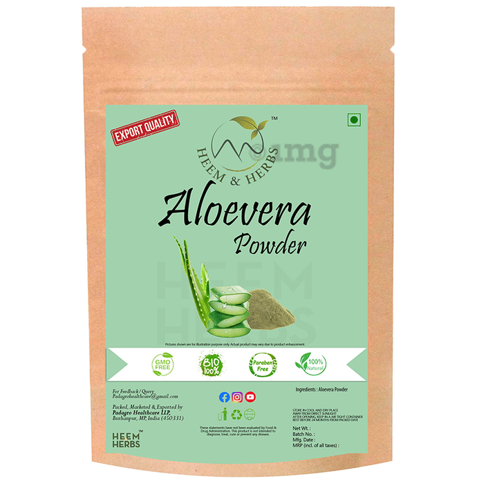 Heem & Herbs Aloevera  Powder (100gm Each)