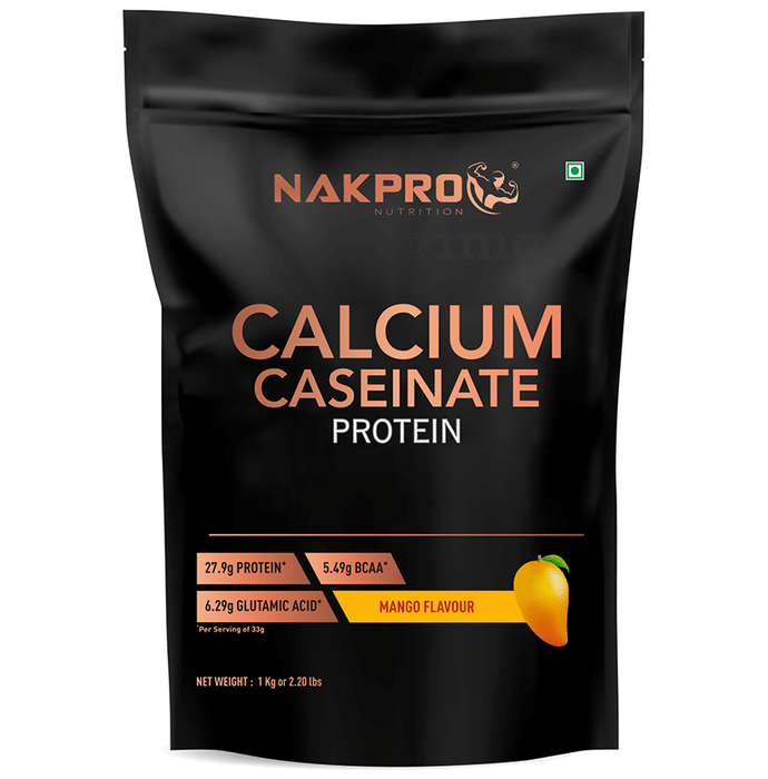 Nakpro Nutrition Calcium Caseinate Protein Powder Mango