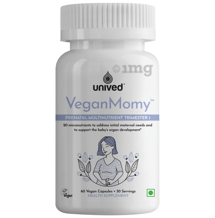 Unived Vegan Momy Prenatal Multinutrient Trimester 1 Vegan Capsule