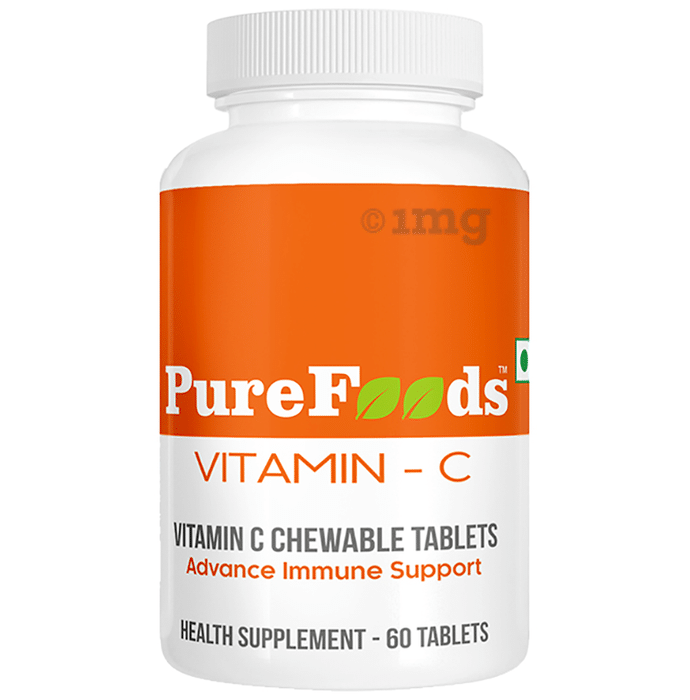 PureFoods Vitamin-C Chewable Tablet Gluten Free
