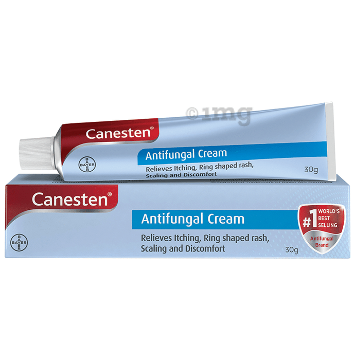 Canesten Anti-Fungal Cream | Relieves Itching, Ring Shaped Rash, Scaling & Discomfort