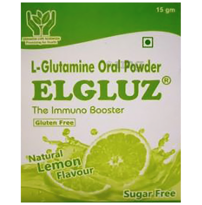 Elgluz Powder Natural Lemon Sugar Free & Gluten Free