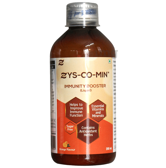 Zys-Co-Min Immunity Booster Liquid Orange
