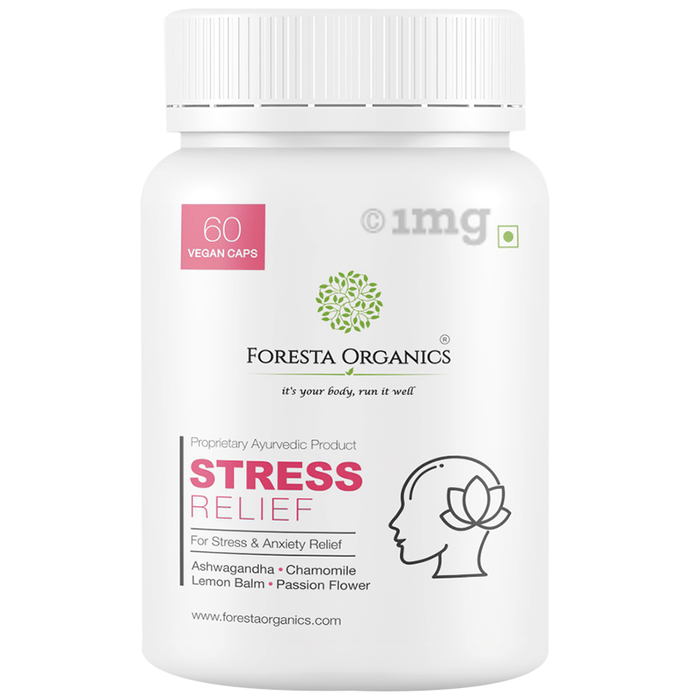 Foresta Organics Stress Relief for Stress & Anxiety Relief Vegan Capsule