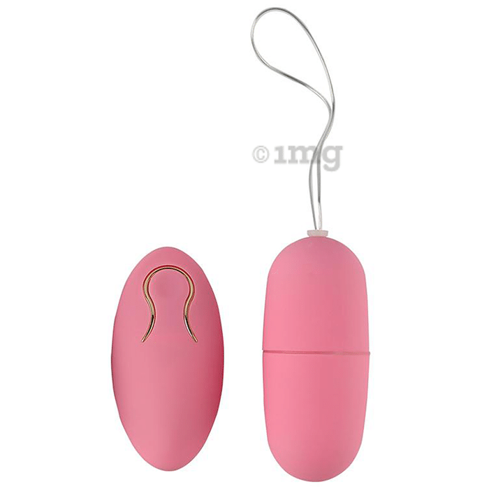 Gizmoswala Wireless Remote Control Jump Egg Body Massager Pink