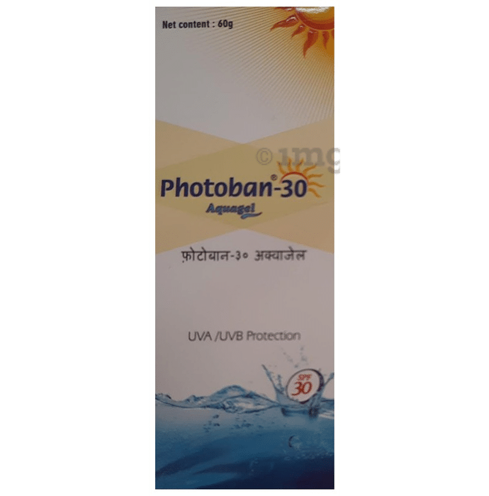 Photoban 30 Aquagel Sunscreen SPF 30 | For UVA/UVB Protection