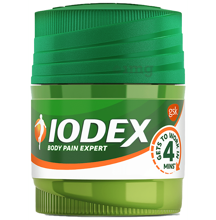Iodex Balm | For Pain Relief From Headaches, Sprains, Neck, Shoulder, Joints, Back & Muscular Pain