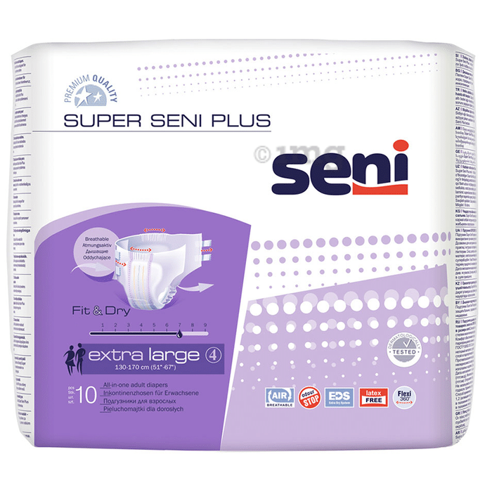 Super Seni Plus Unisex Adult Diaper XL