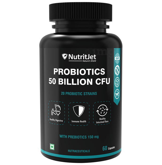 NutritJet Probiotics 50 Billion CFU Capsule