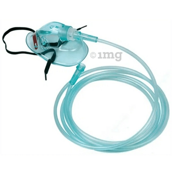 PHS Oxygen Mask with Tubing & Connector Free Size Transparent