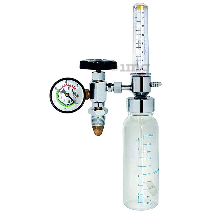 MCP Oxygen Fine Adjustment Valve with Rotameter & Humidifier Bottle