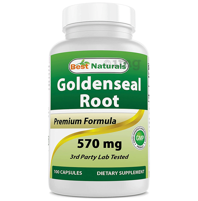 Best Naturals Goldenseal Root 570mg Capsule