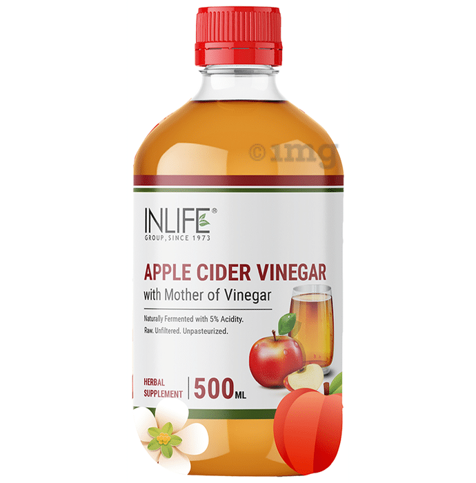 Inlife Apple Cider Vinegar ACV with Acidity 5% | with Mother Vinegar