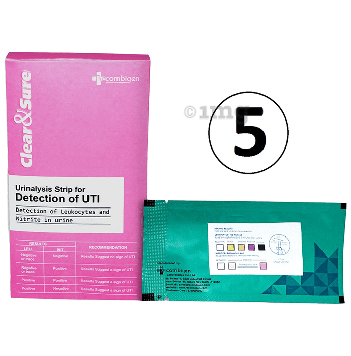 Clear & Sure Urinalysis Strip for Detection of UTI