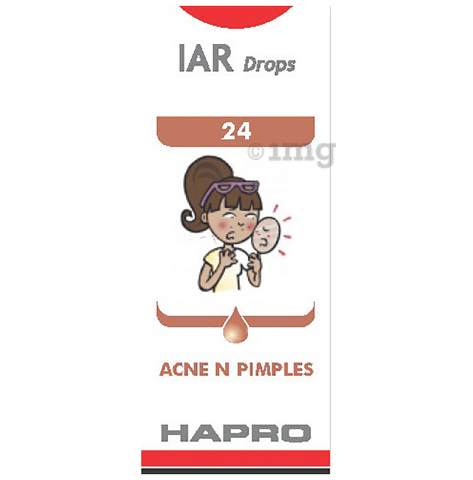 Hapro IAR Drop No. 24 (Acne N Pimples) Drop