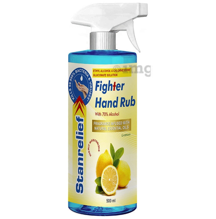 Stanrelief Fighter Hand Rub with 70% Alcohol Lemon