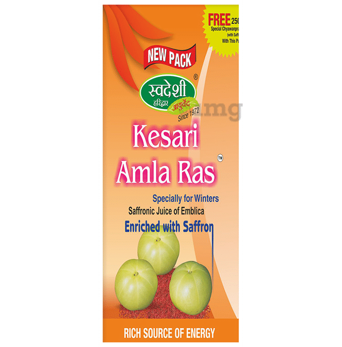 Swadeshi Kesari Amla Ras with 250gm Chyawanprash Free