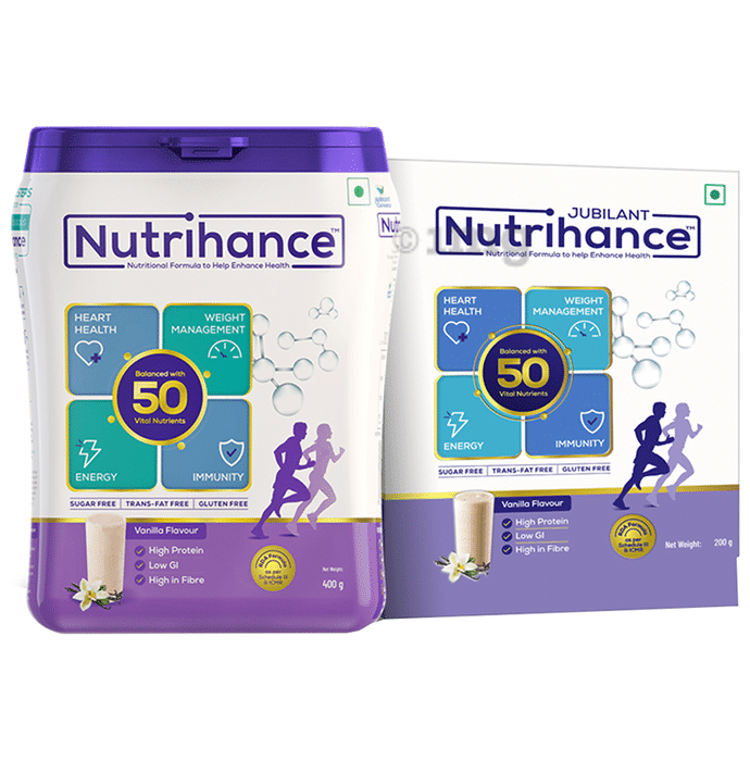 Jubilant Combo Pack of Nutrihance 400gm & Nutrihance 200gm Vanilla