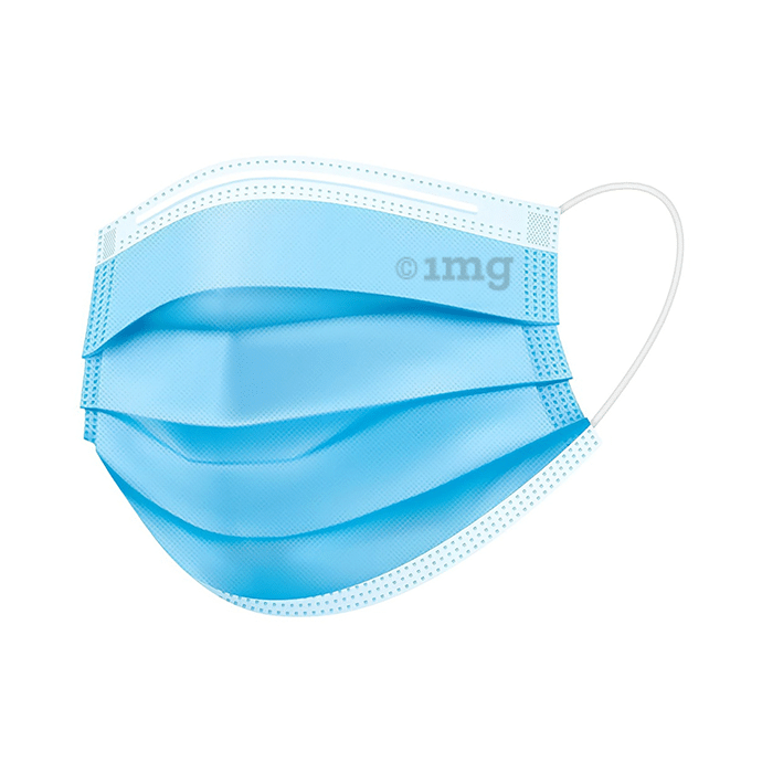 Vibe 3 Ply Premium 3 Layer Filteration Mask Blue