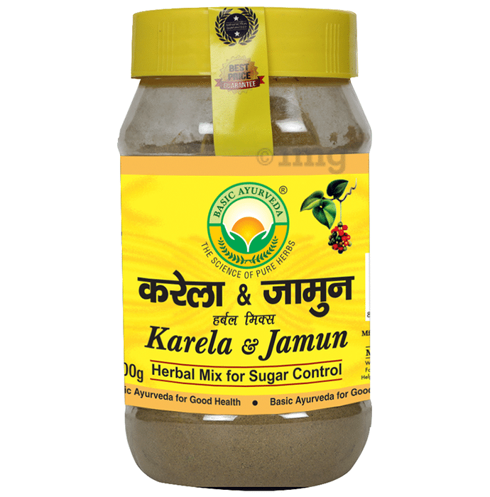 Basic Ayurveda Karela Jamun Herbal Mix Powder