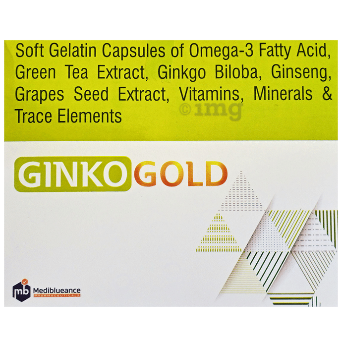 Ginko Gold Soft Gelatin Capsule