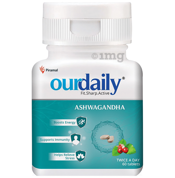 OurDaily Ashwagandha for Energy, Immunity, Stress Relief & Antioxidant Support | Tablet