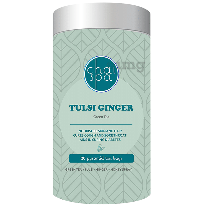 Chai Spa Green Tea Tulsi Ginger