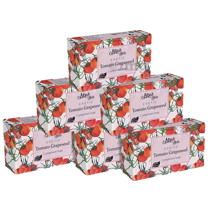Mirah Belle Tomato Grapeseed Exotic Soap (125gm Each)