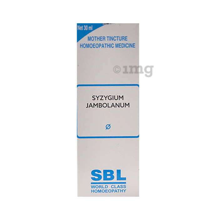 Combo Pack of SBL Syzygium Jambolanum Mother Tincture Q & SBL Gymnema Sylvestre Mother Tincture Q (30ml Each)