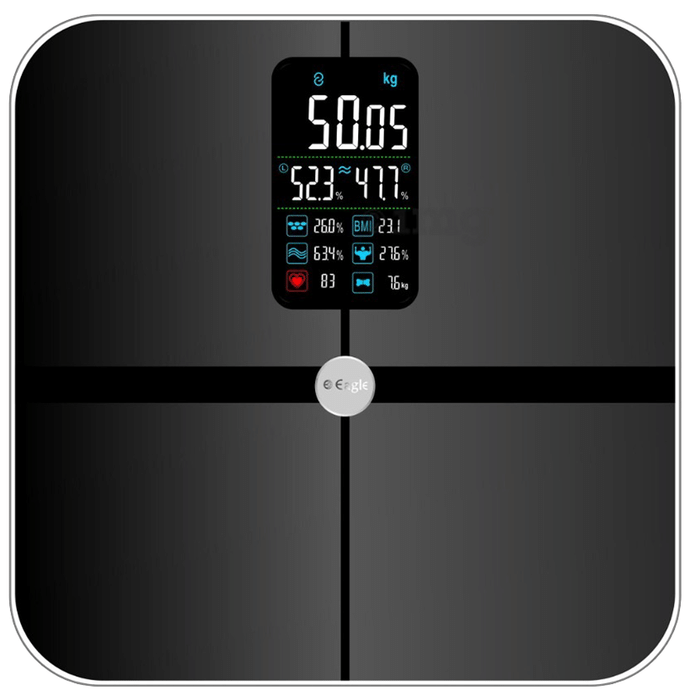 Eagle EEP1002A Fully Automatic Smart Connected Digital Weighing Scale Black