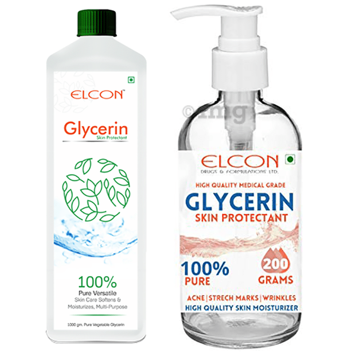 Elcon Glycerin Skin Protectant with High Quality Medical Grade Glycerin Skin Protectant 200gm Free